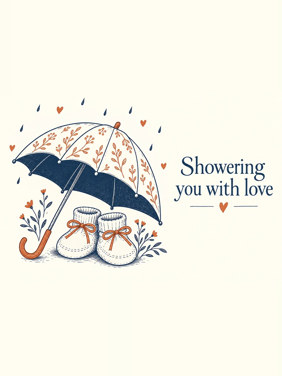Showering you with love, Design 1