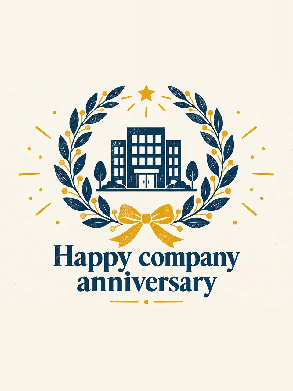 Happy company anniversary, Design 4