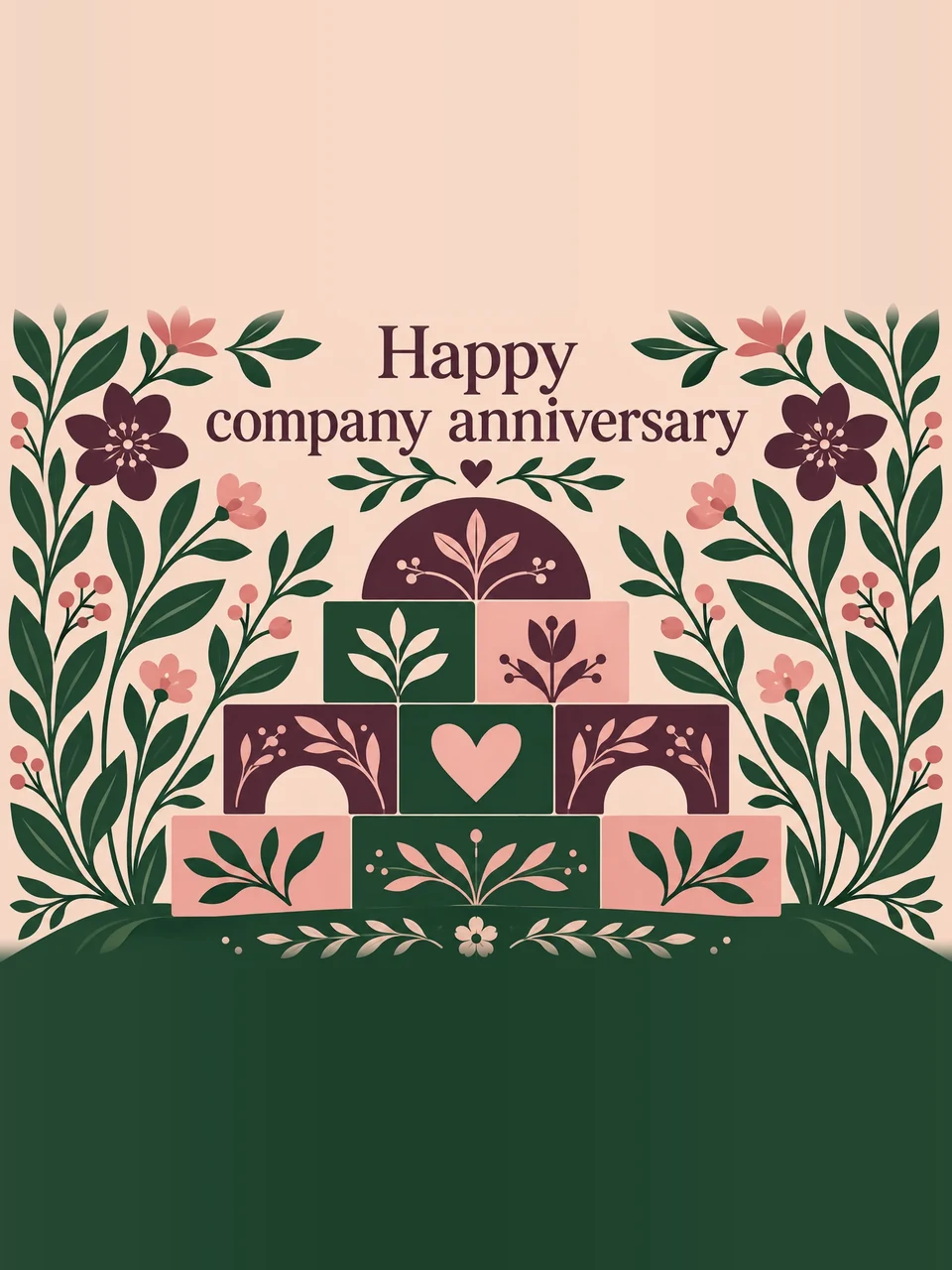 Happy company anniversary, Design 5