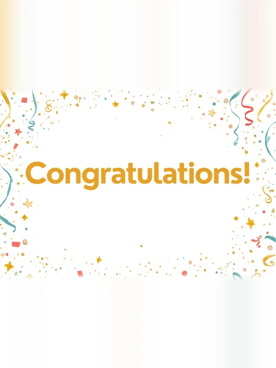Congrats 1