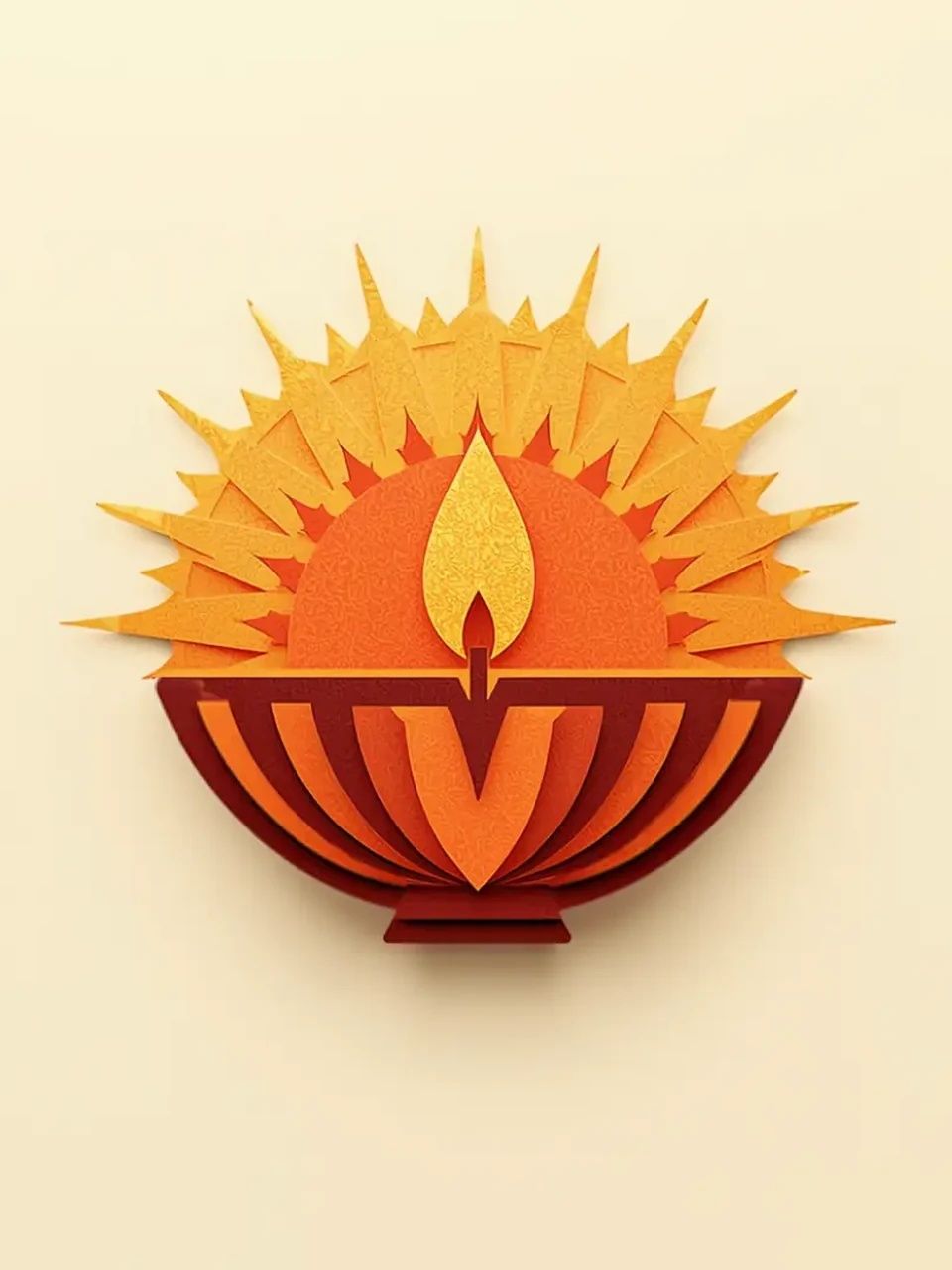दिवाली: परतदार चित्रण