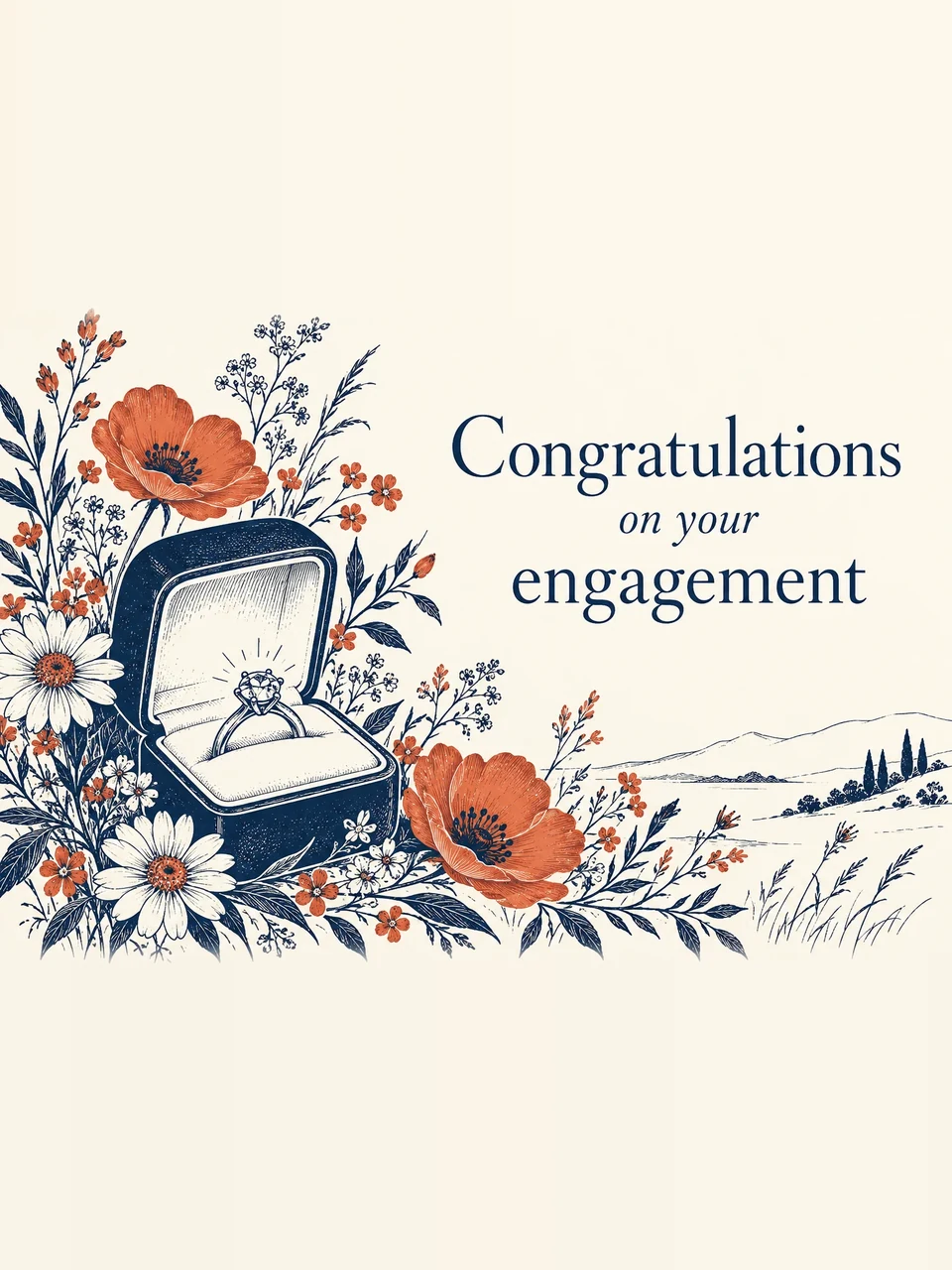 Congratulations on your engagement, Design 1