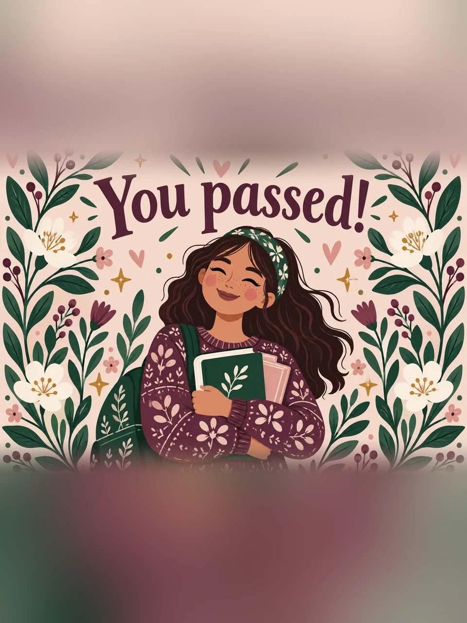 You passed!, Design 5