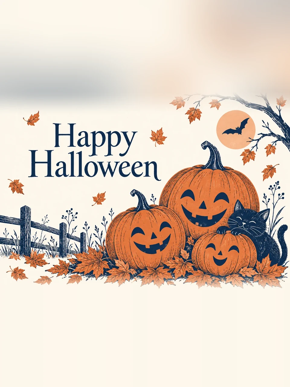 Happy Halloween, Design 1