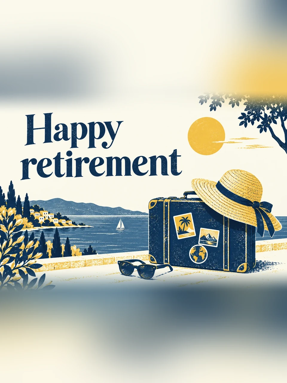 Happy retirement, Design 4