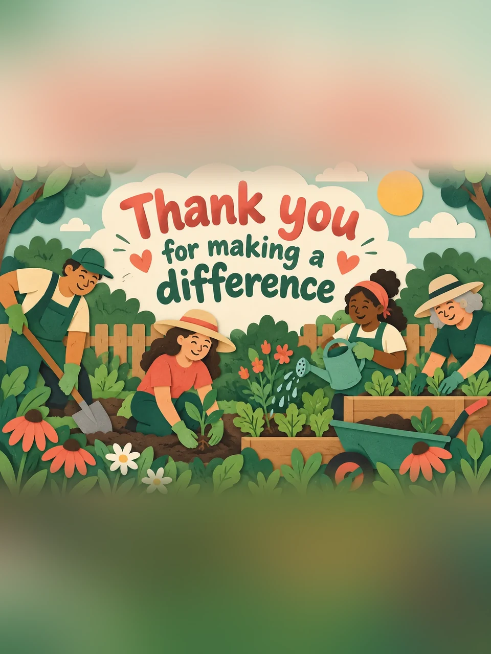 Thank you for making a difference, Design 2