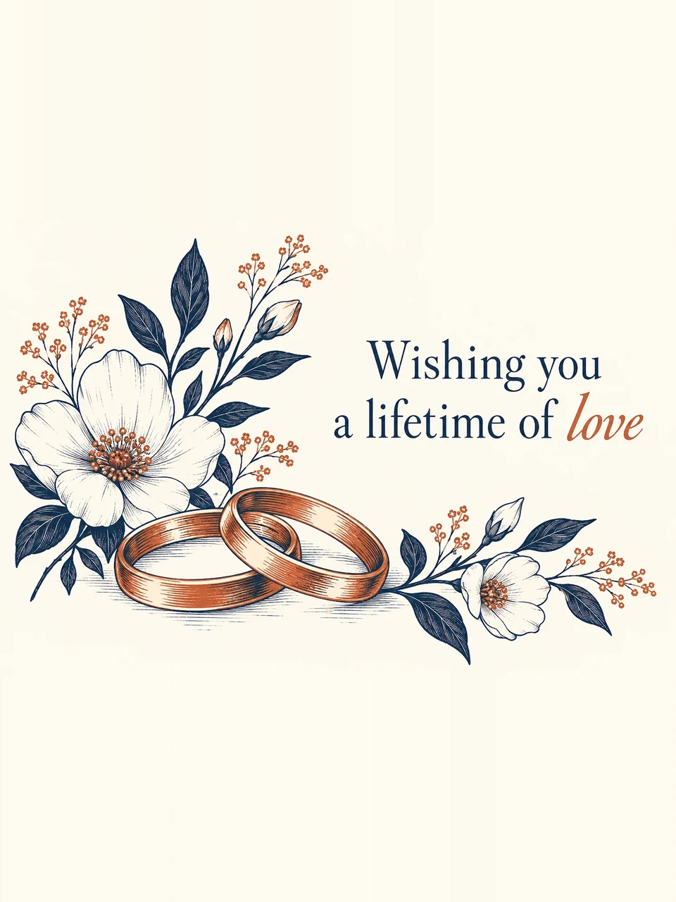 Wishing you a lifetime of love, Design 1
