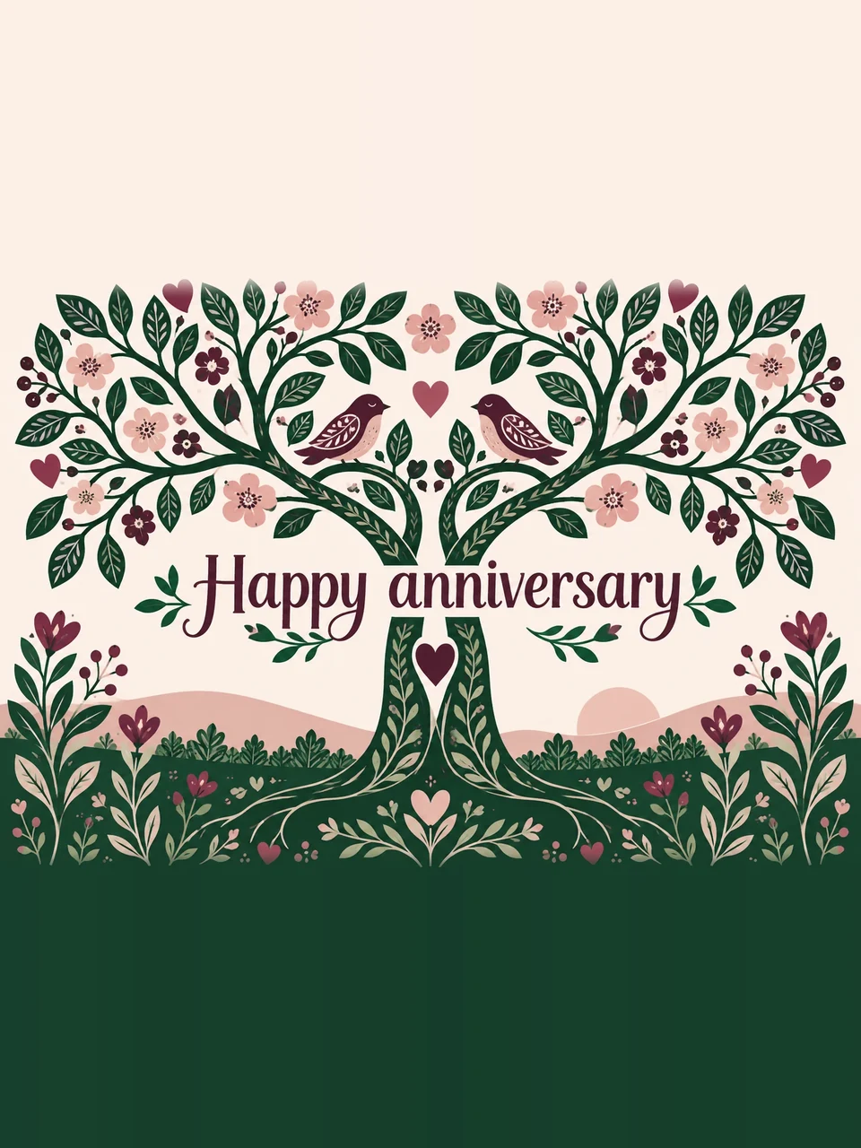 Happy anniversary, Design 5