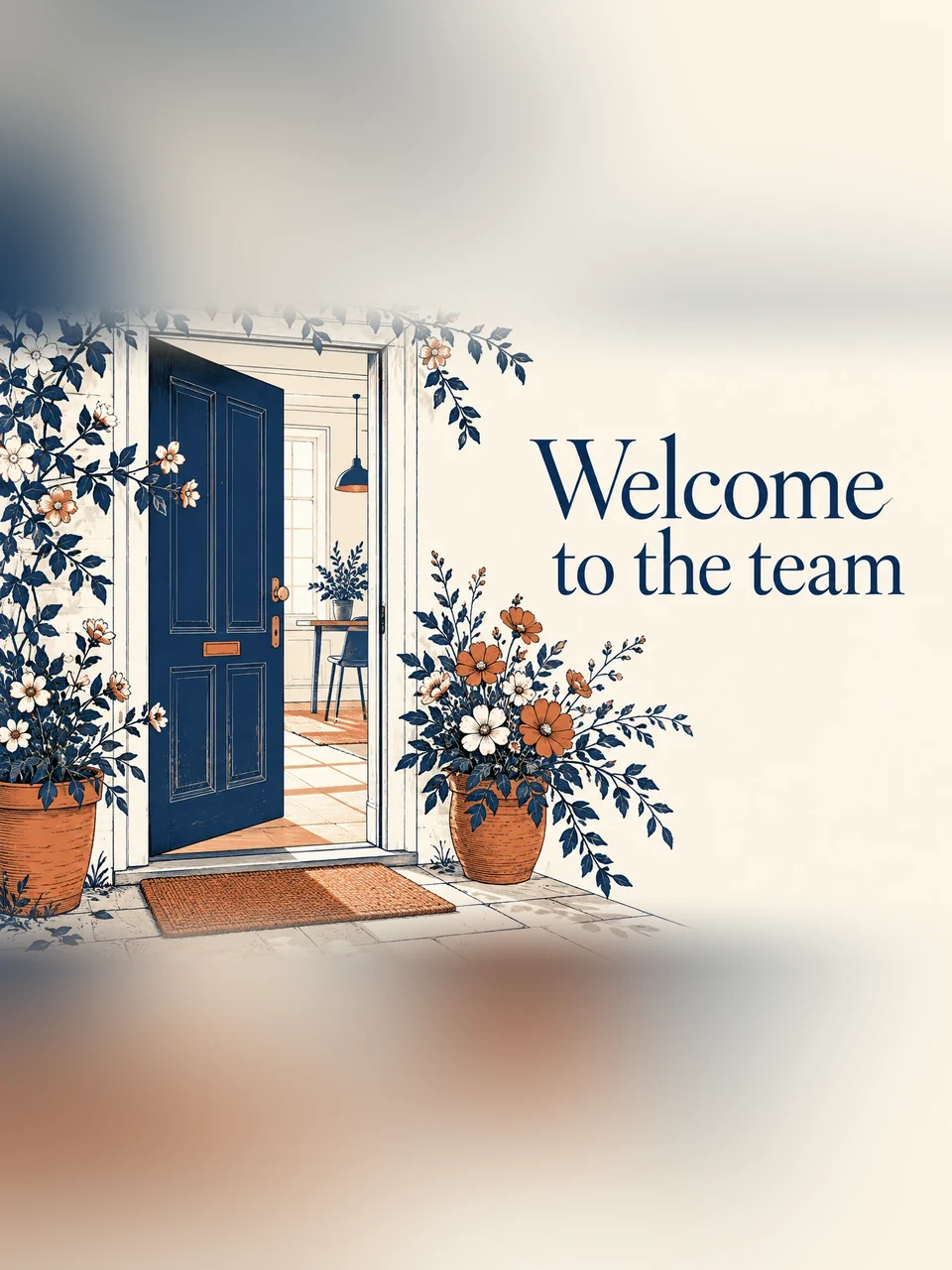 Welcome to the team, Design 1